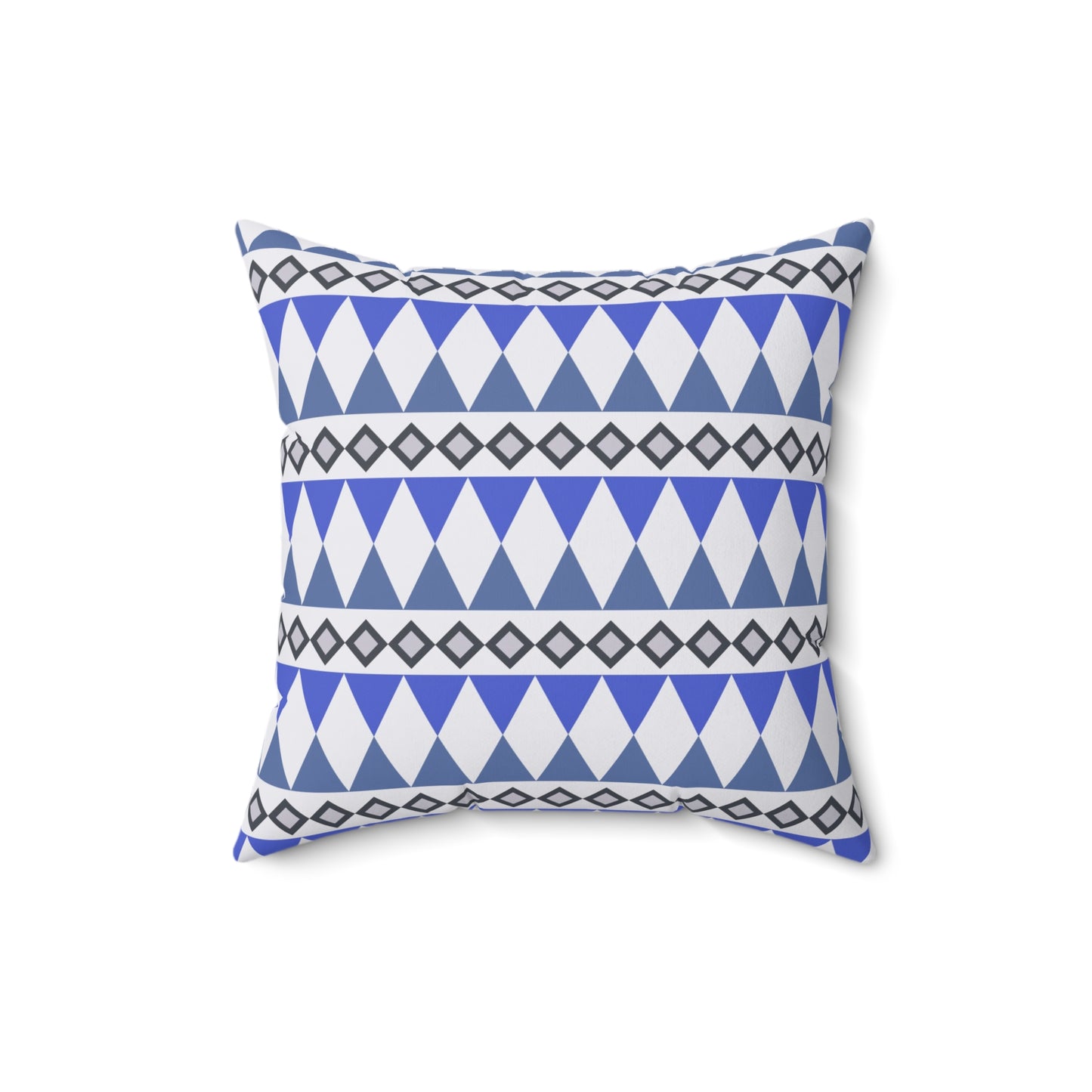 Sapphire Cairn Stripes Throw Pillow