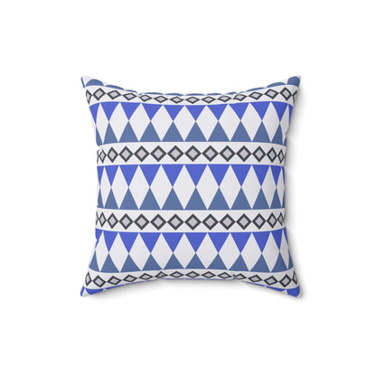 Sapphire Cairn Stripes Throw Pillow