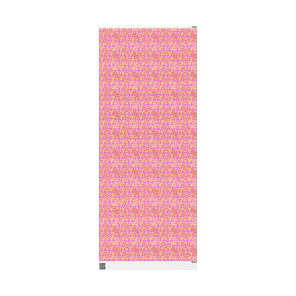 Sunset Sorbet Camo Wrapping Paper