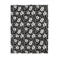Black & White Daisies Microfiber Duvet Cover