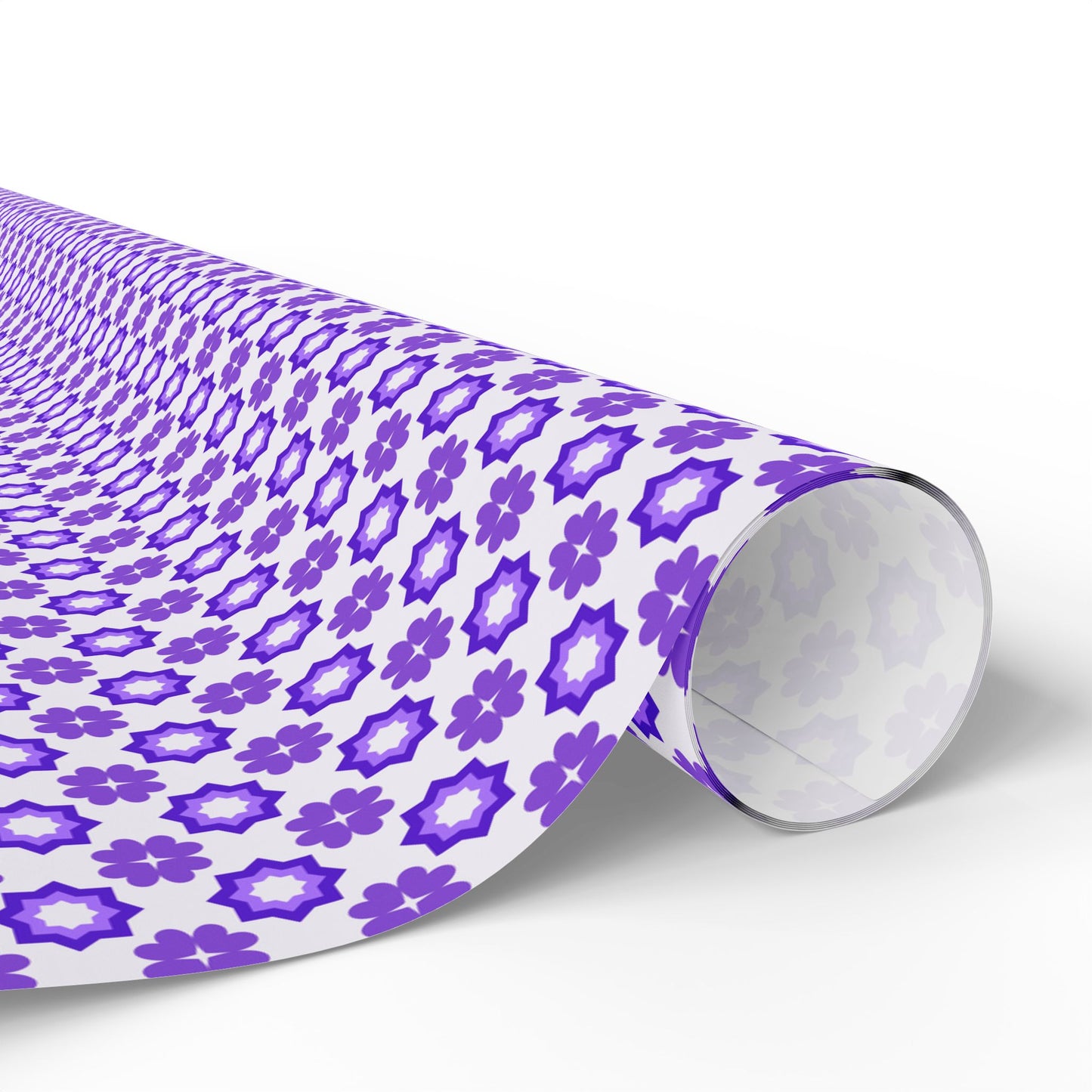 Purple Prism Garden Wrapping Paper