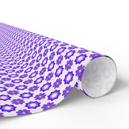 Purple Prism Garden Wrapping Paper