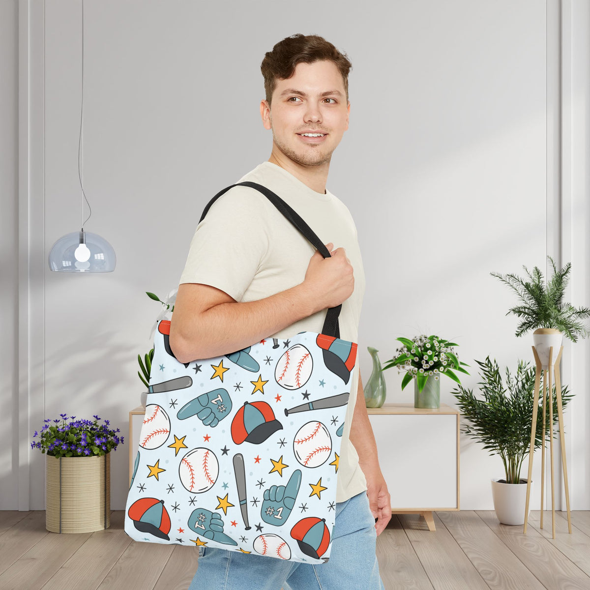 Copy of Pink Soccer Fever Canvas Tote Bag