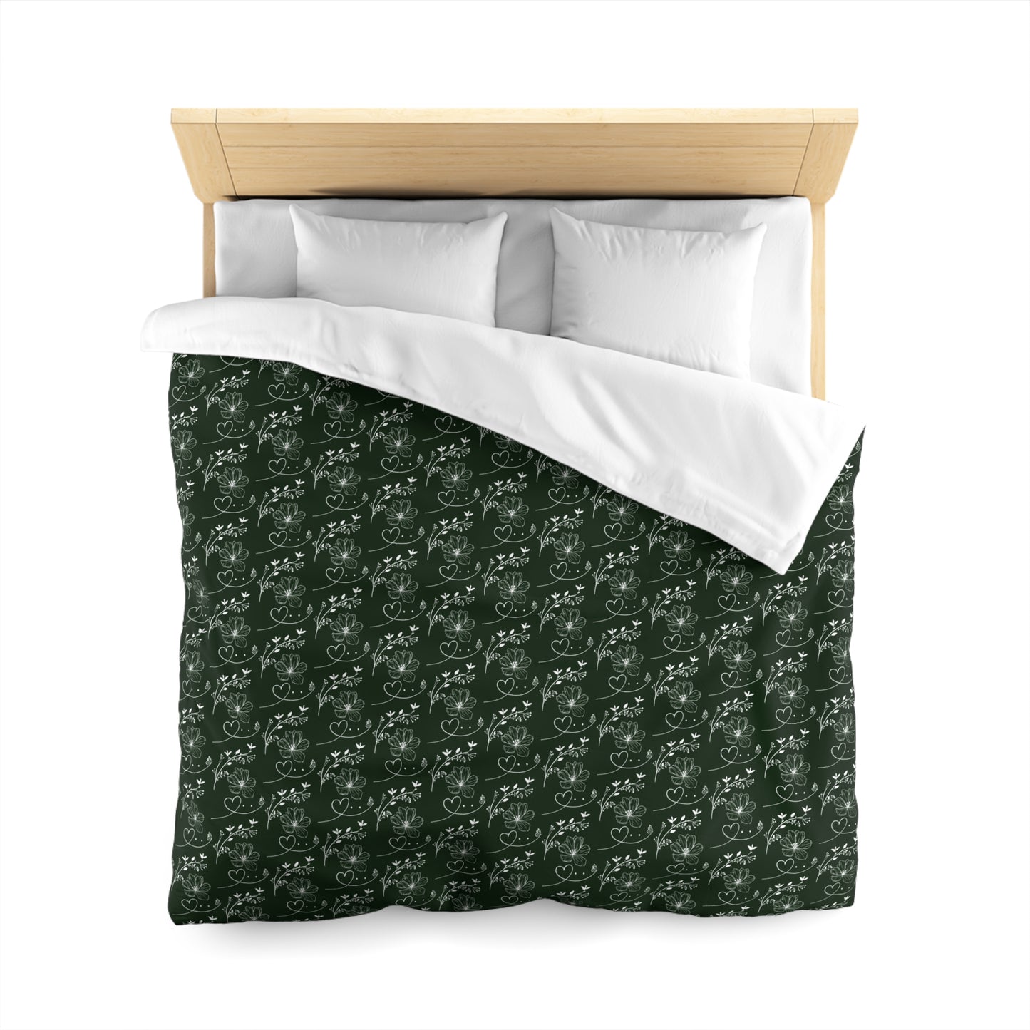Flowers & Butterflies Microfiber Duvet Cover