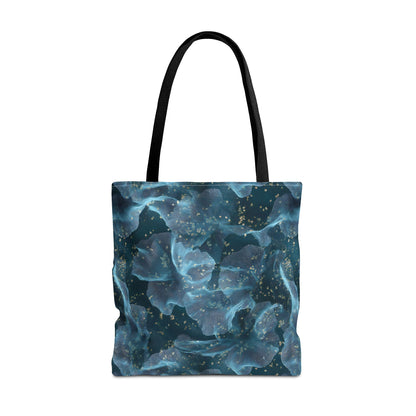 Midnight Sheer & Lace Canvas Tote Bag