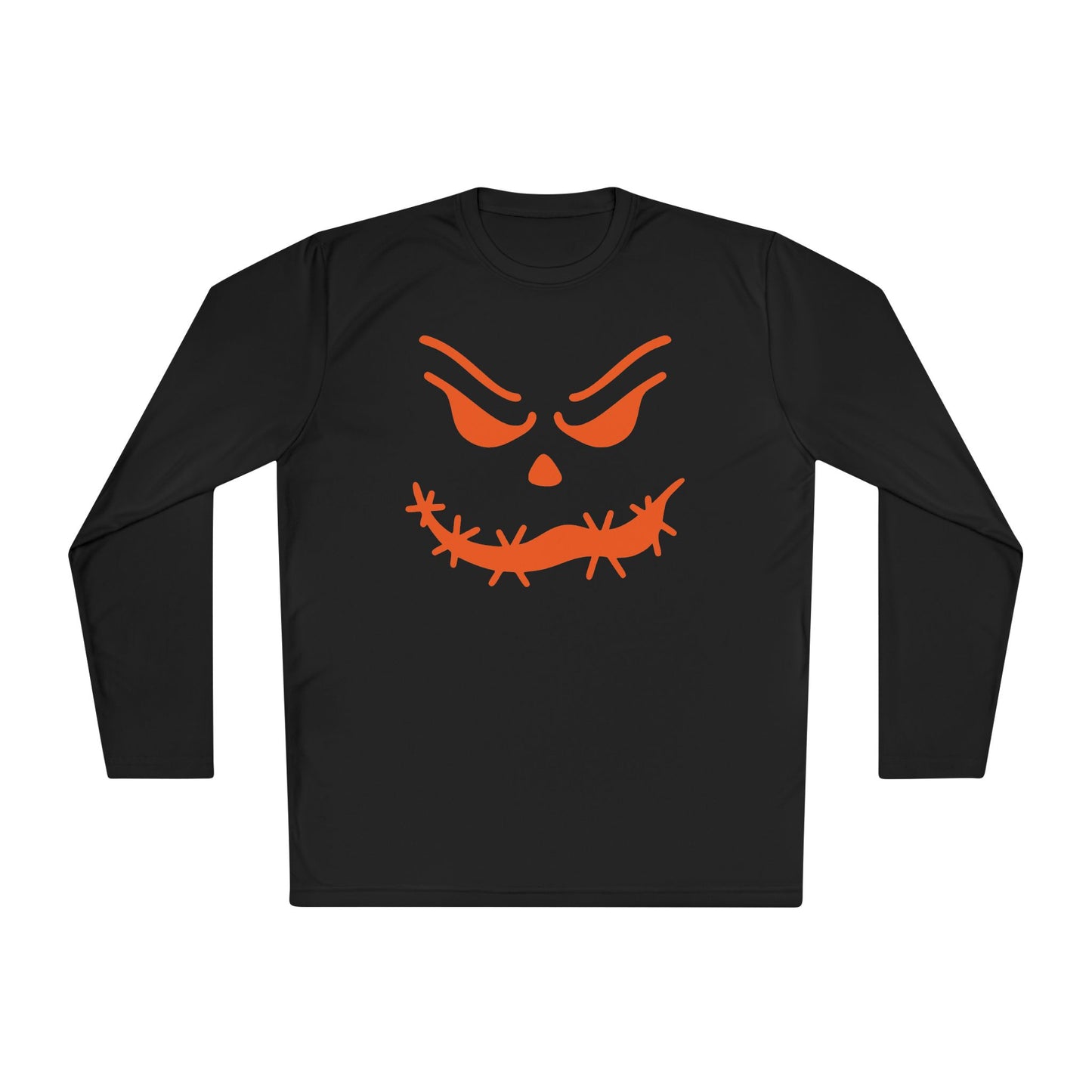 Loopy Jack-O-Lantern Adult Long Sleeve Tee
