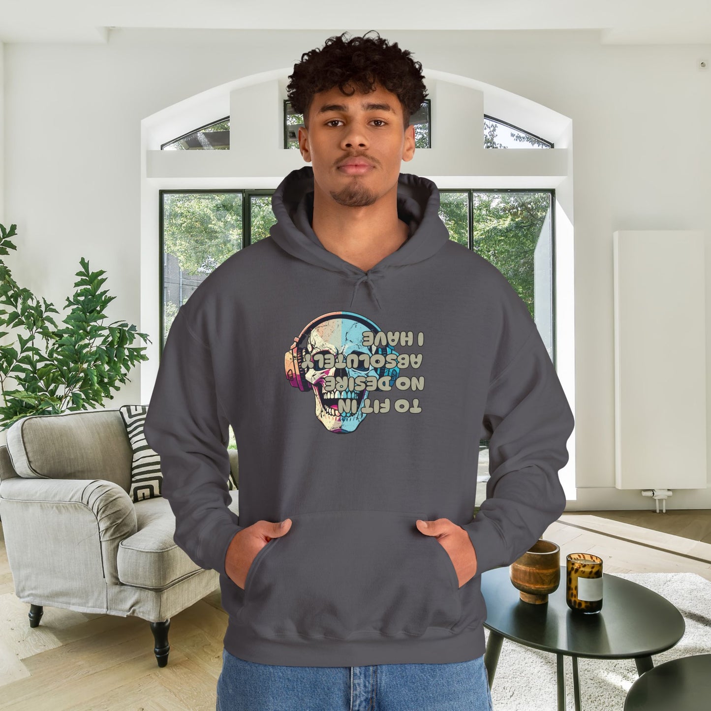 I Have Absolutely No Desire To Fit In Adult Heavy Blend™ Hoodie