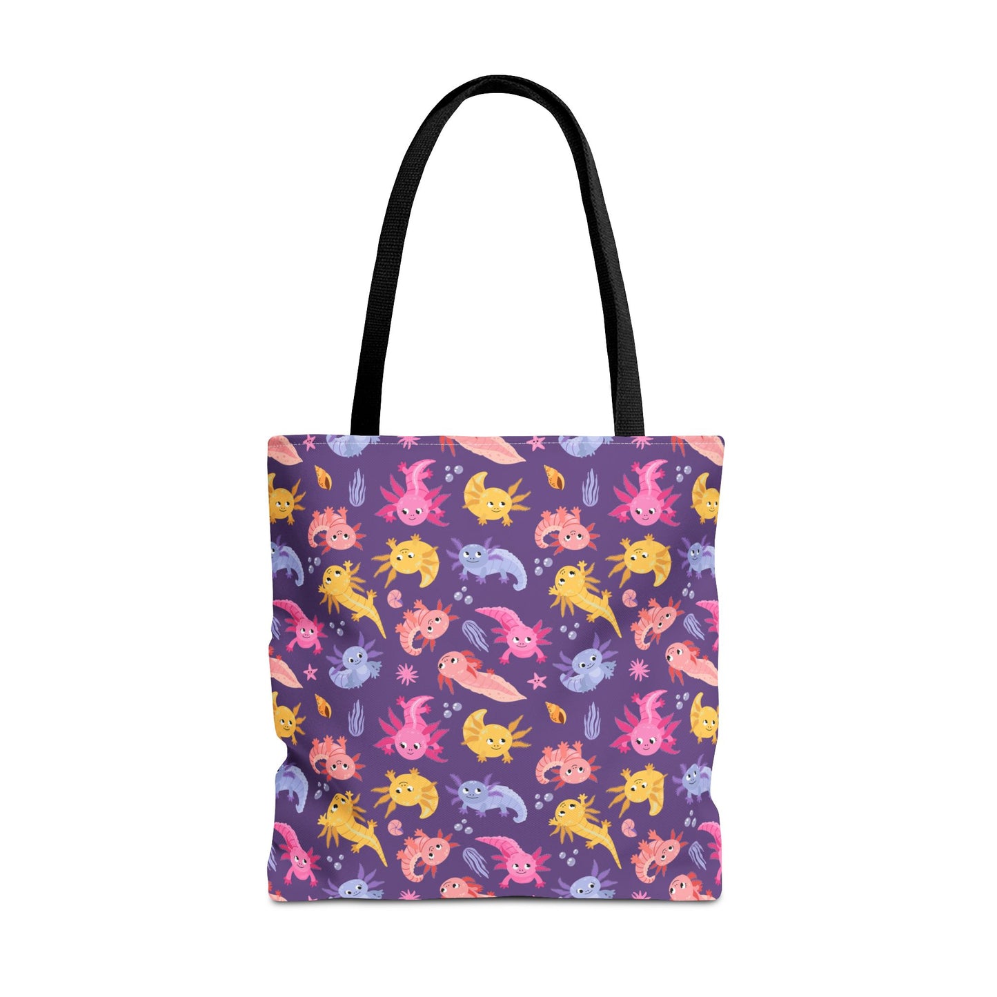 Axolotl Adventures Canvas Tote Bag