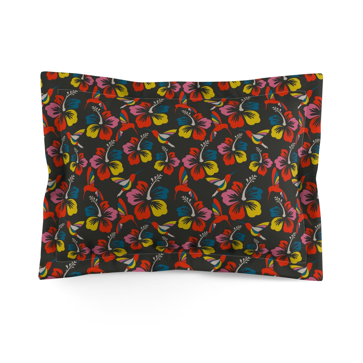 Humming Bloom Microfiber Pillow Sham