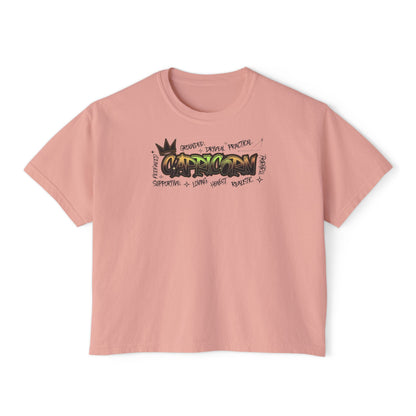 Capricorn Street Art Women's Boxy Tee