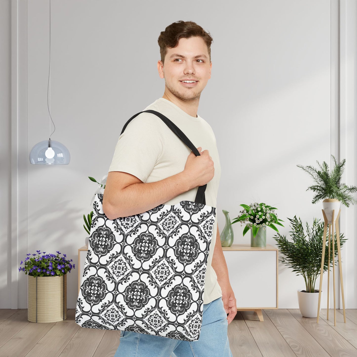 Ornamental Symmetry Canvas Tote Bag