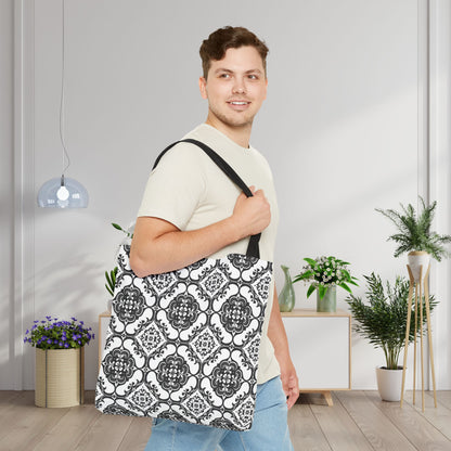 Ornamental Symmetry Canvas Tote Bag