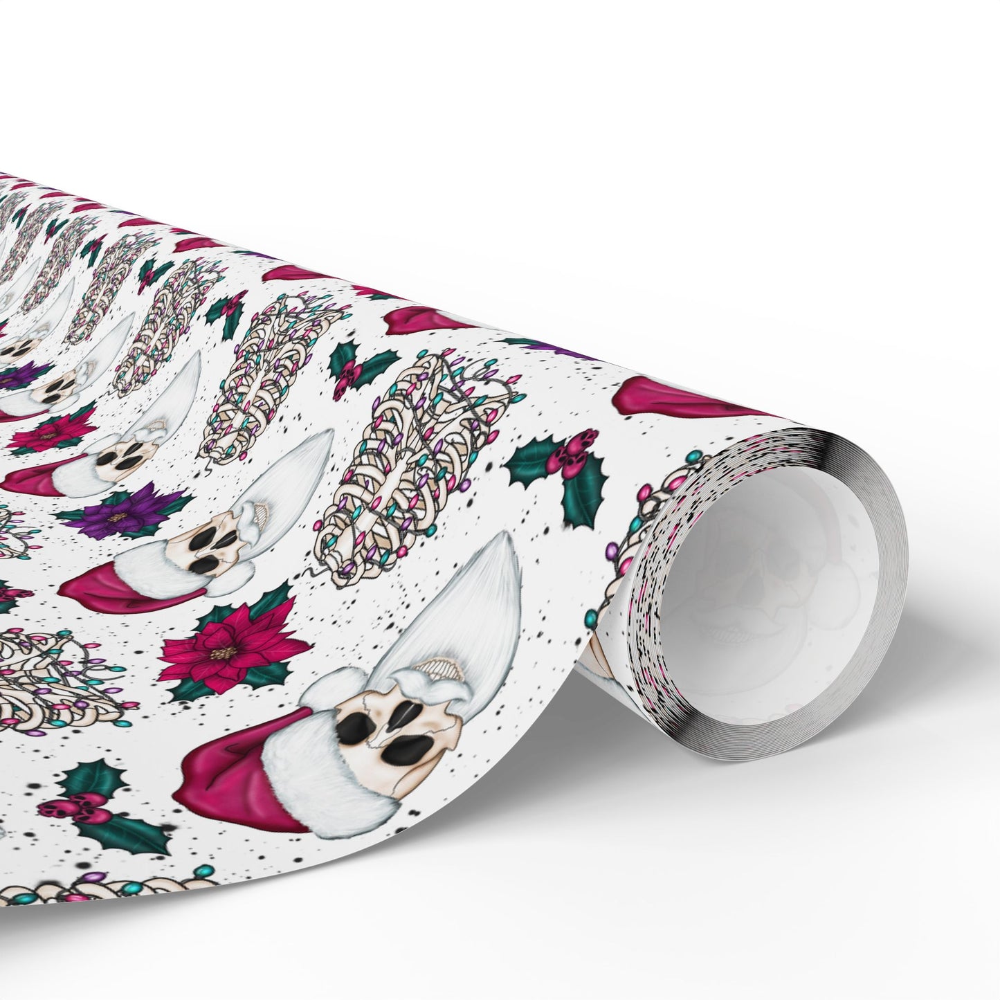 Santa Skull Wrapping Paper