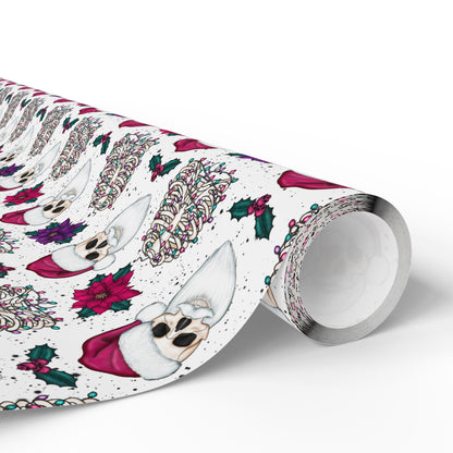 Santa Skull Wrapping Paper