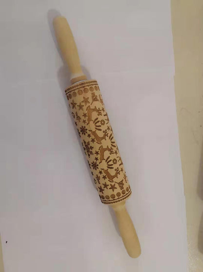 Decorative Embossed Rolling Pins for Baking