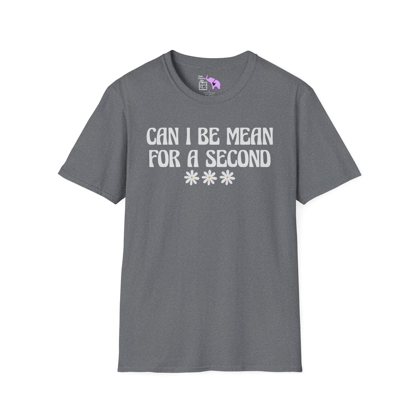 Can I Be Mean For A Second Adult T-shirt