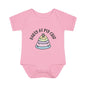 Party At My Crib Infant Baby Rib Bodysuit