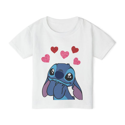 Stitch In Love Heavy Cotton™ Toddler T-shirt