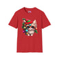 Christmas Tree Kitten Adult T-shirt