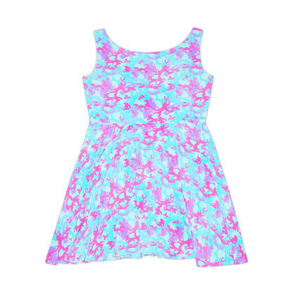 Cotton Candy Camo Women's Skater Dress
