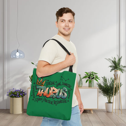 Taurus Street Art Canvas Tote Bag