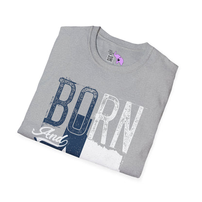 Texas Born and Raised Adult T-shirt