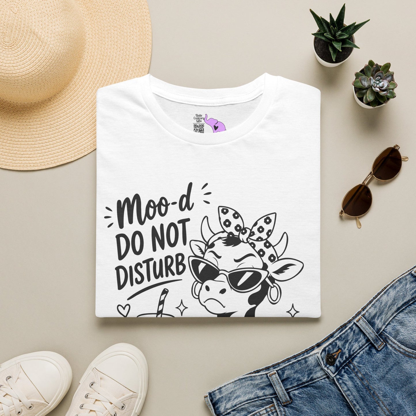 Moo-d: Do Not Disturb Given Adult T-shirt