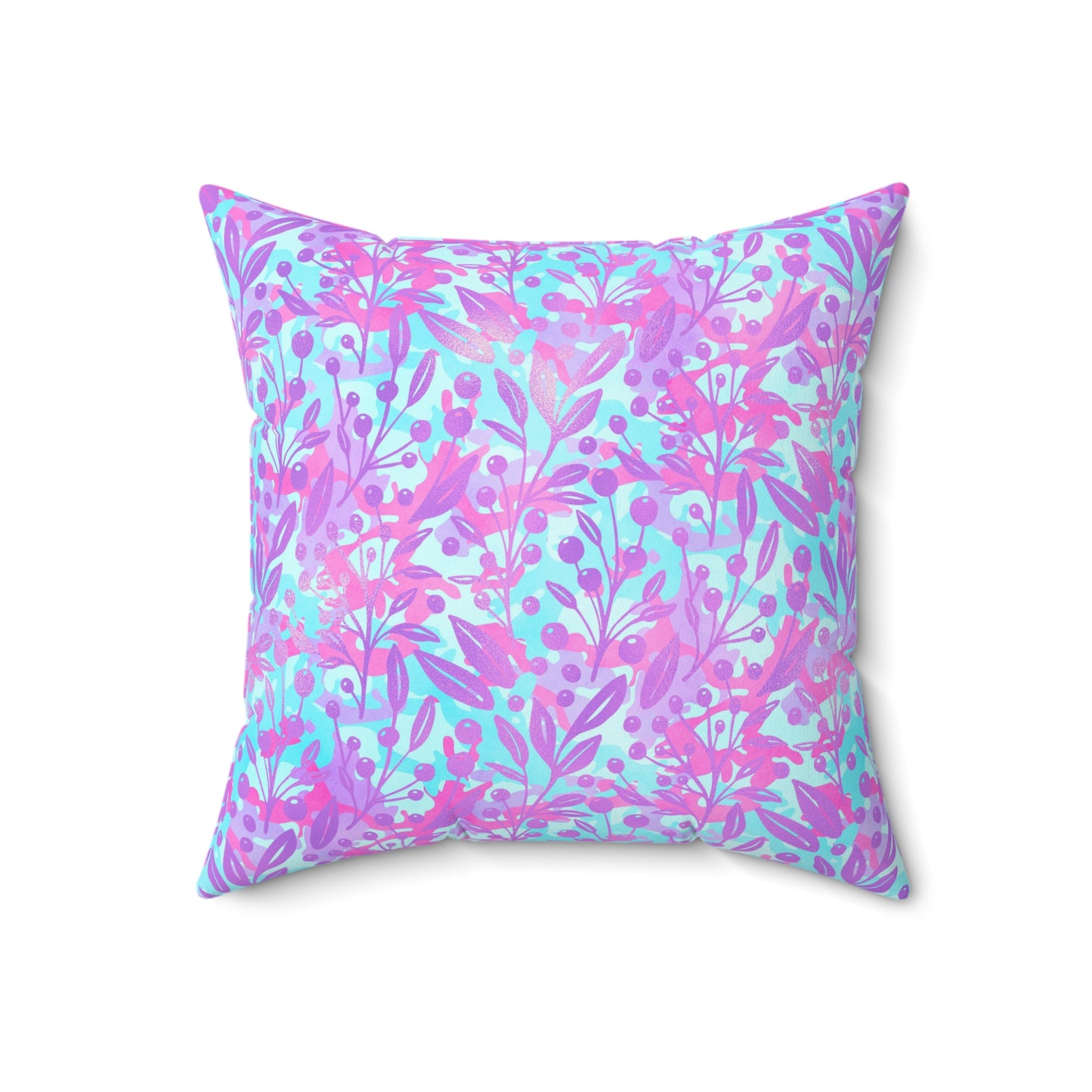 Sweet Berry Bloom Throw Pillow