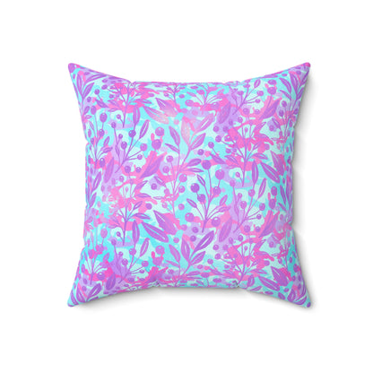 Sweet Berry Bloom Throw Pillow