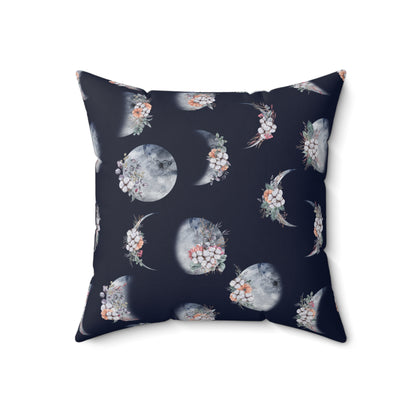 Lunar Garden Throw Pillow