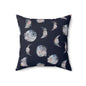 Lunar Garden Throw Pillow
