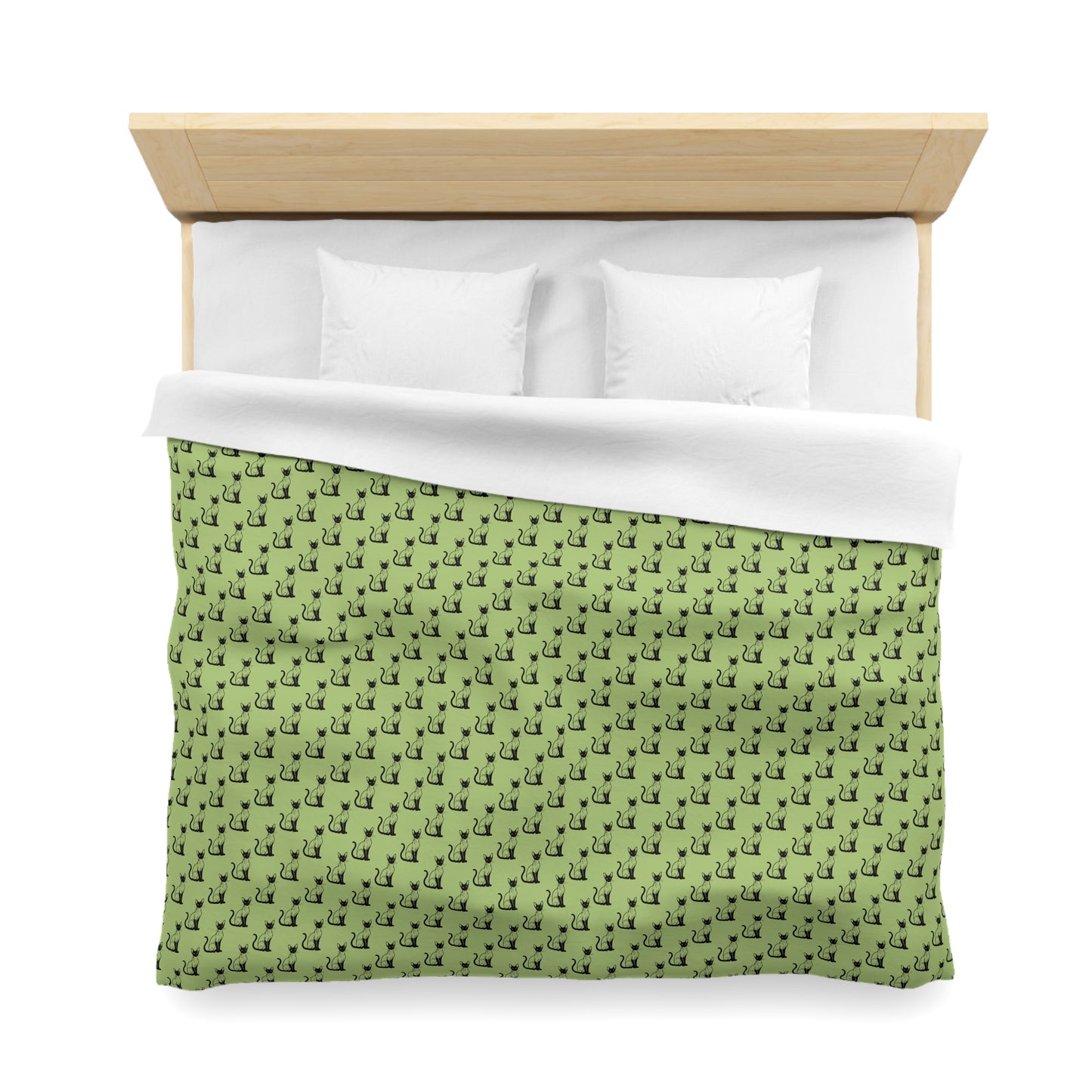 Siamese Charm – Sage Garden Microfiber Duvet Cover