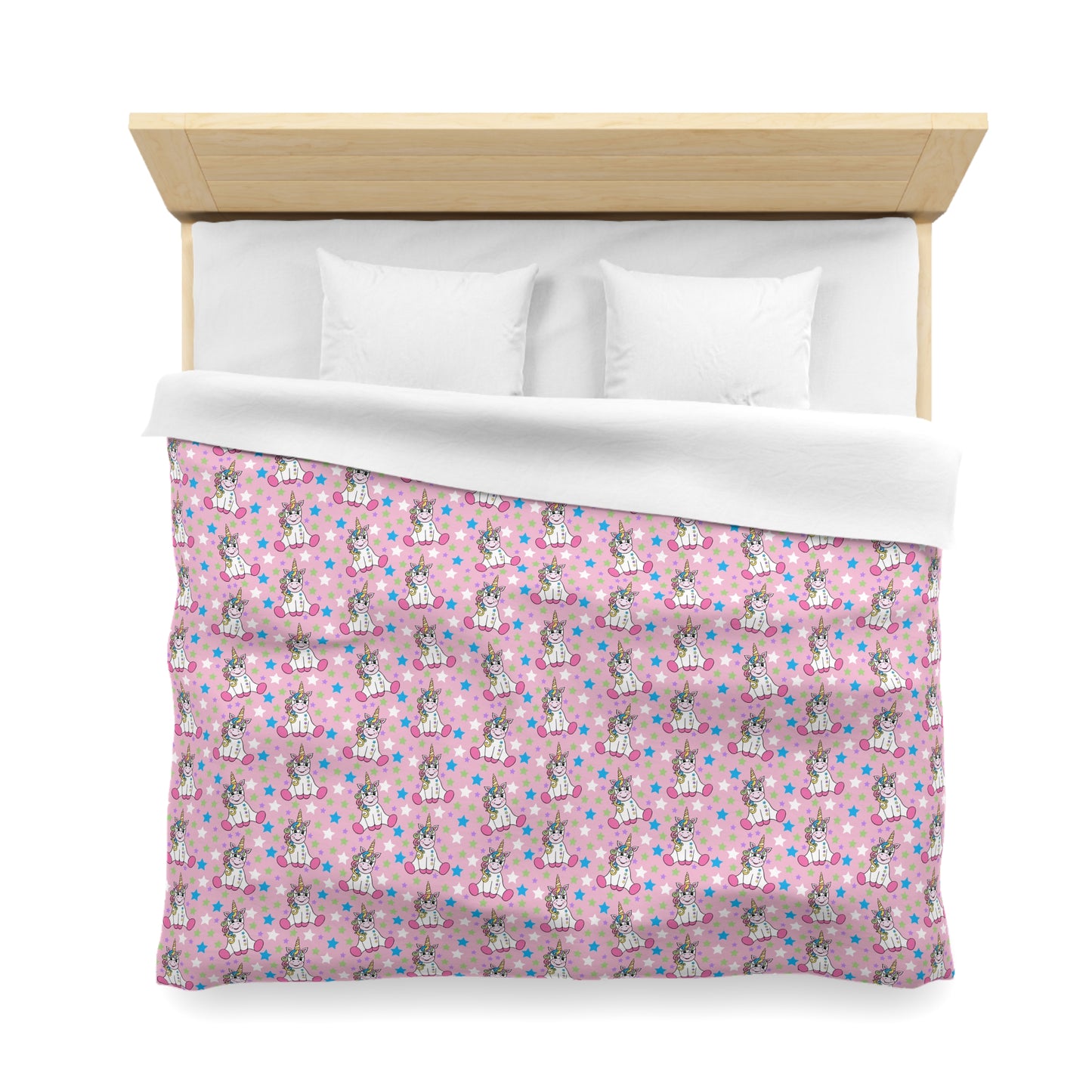 Twinkle Toes Unicorns Microfiber Duvet Cover