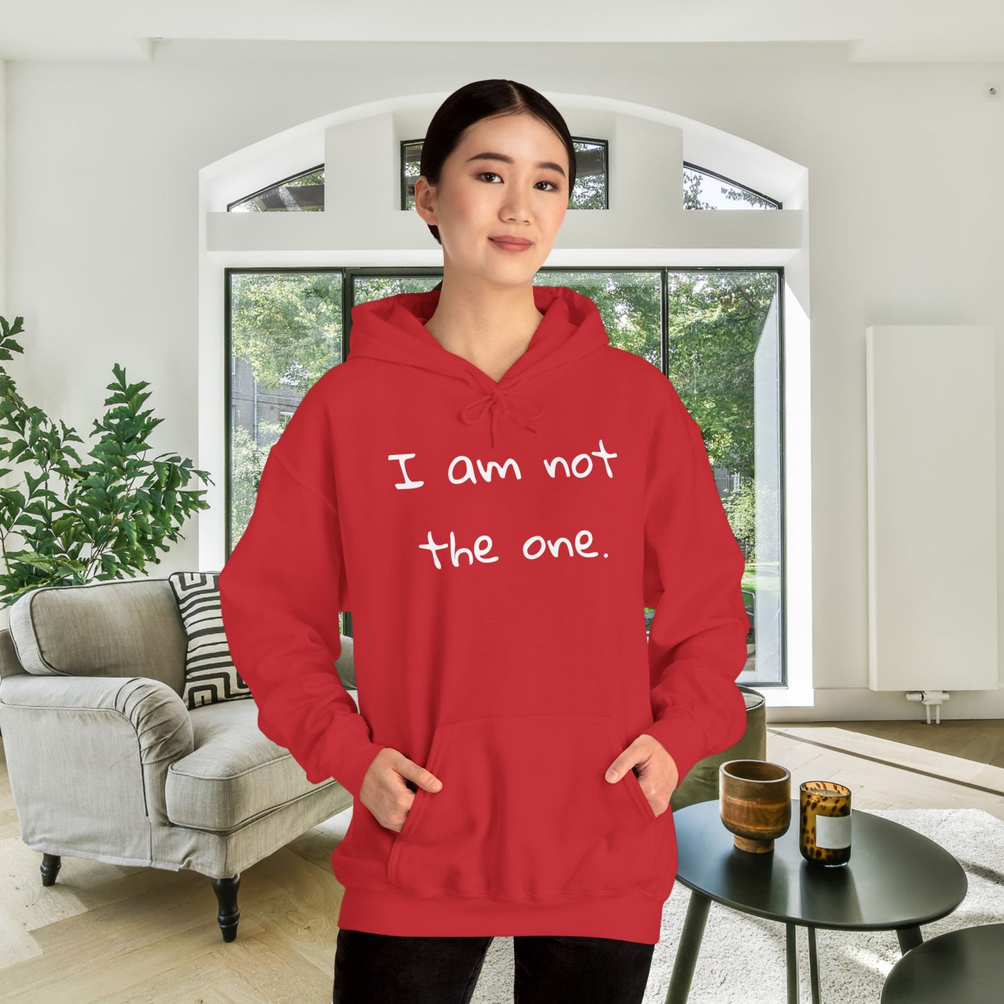 I Am Not The One Heavy Blend™ Hooded Sweatshirt