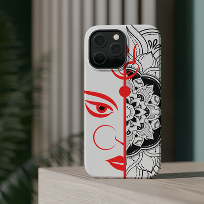 Goddess Durga Mata w/Manala MagSafe® Compatible Tough Case for iPhone