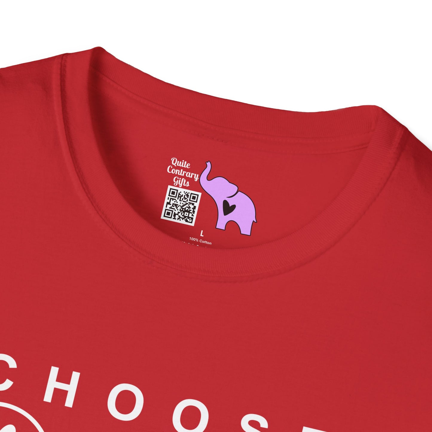 Choose Happy Smiley Faces Adult T-shirt