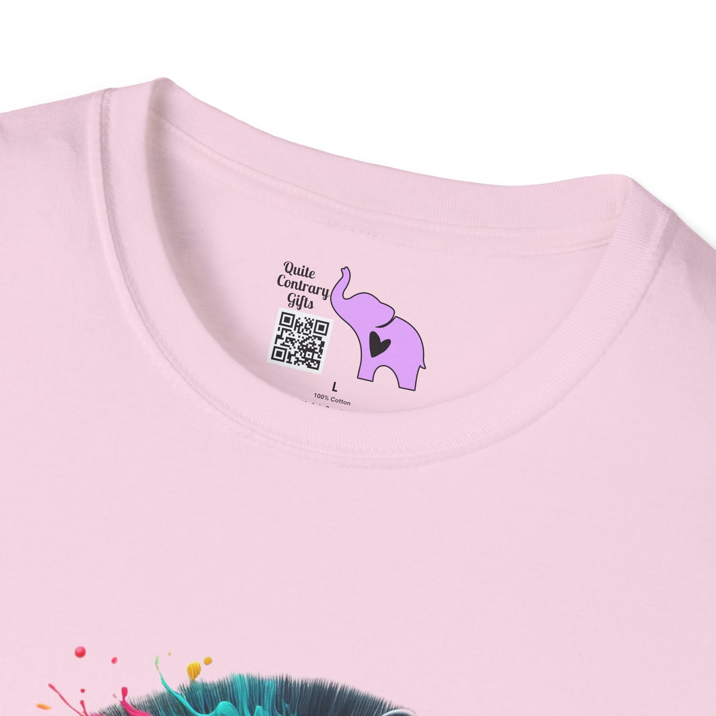 Colorful Zebra Adult T-shirt