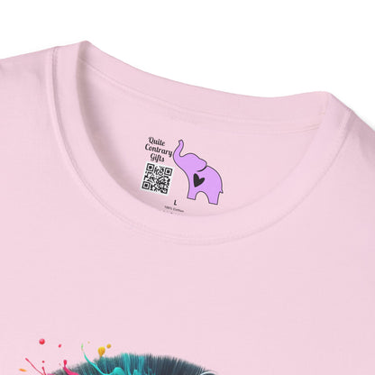 Colorful Zebra Adult T-shirt