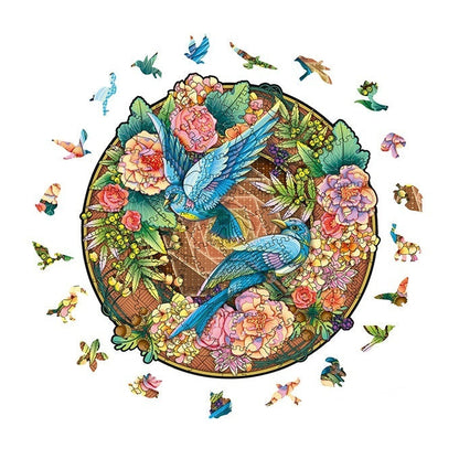 Colorful Bird Wooden Puzzles