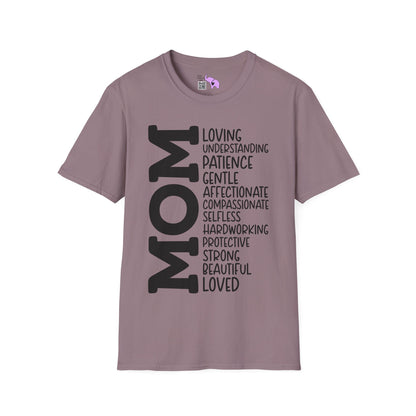 Mom Description Adult T-shirt