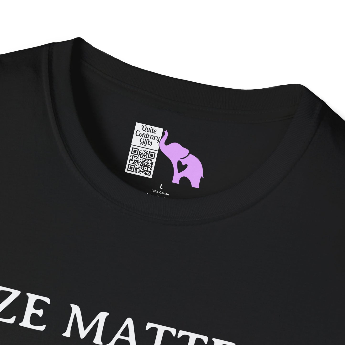 Size Matters (Ammo) Adult T-shirt