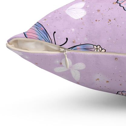 Pastel Wing Parade Throw Pillow