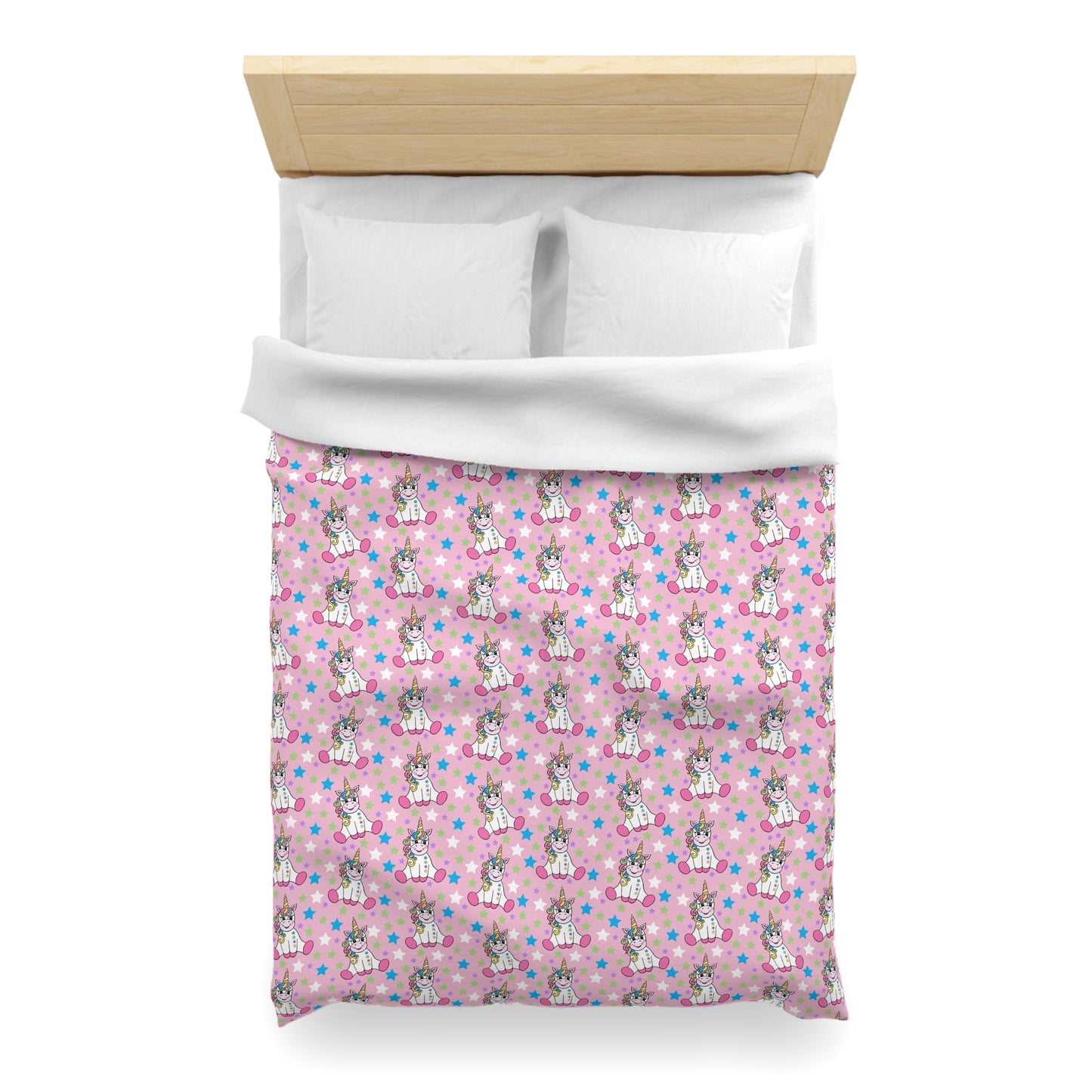 Twinkle Toes Unicorns Microfiber Duvet Cover