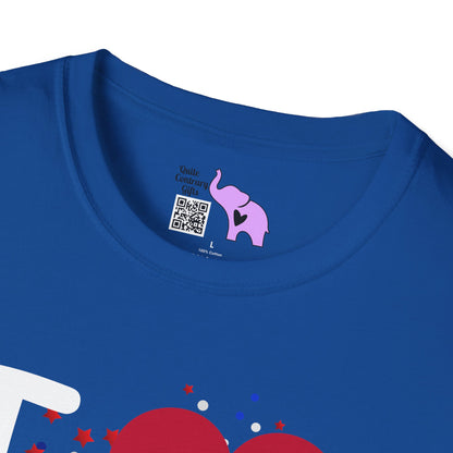 I Love The USA Adult T-shirt