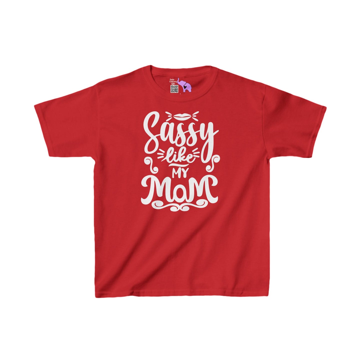 Sassy Like My Mom Kids Heavy Cotton™ Tee