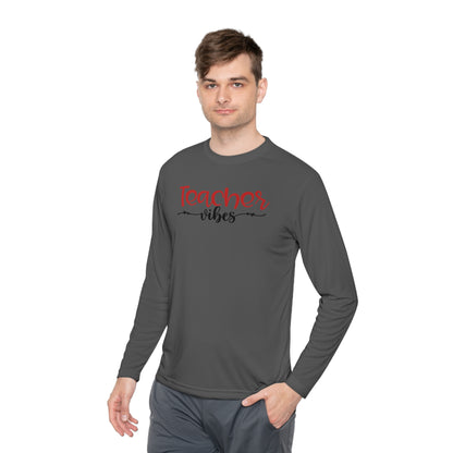 Teacher Vibes Adult Long Sleeve Tee