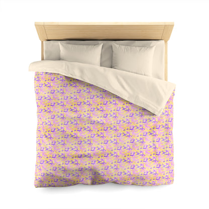 Peach Sorbet Camo Duvet Bedding Set