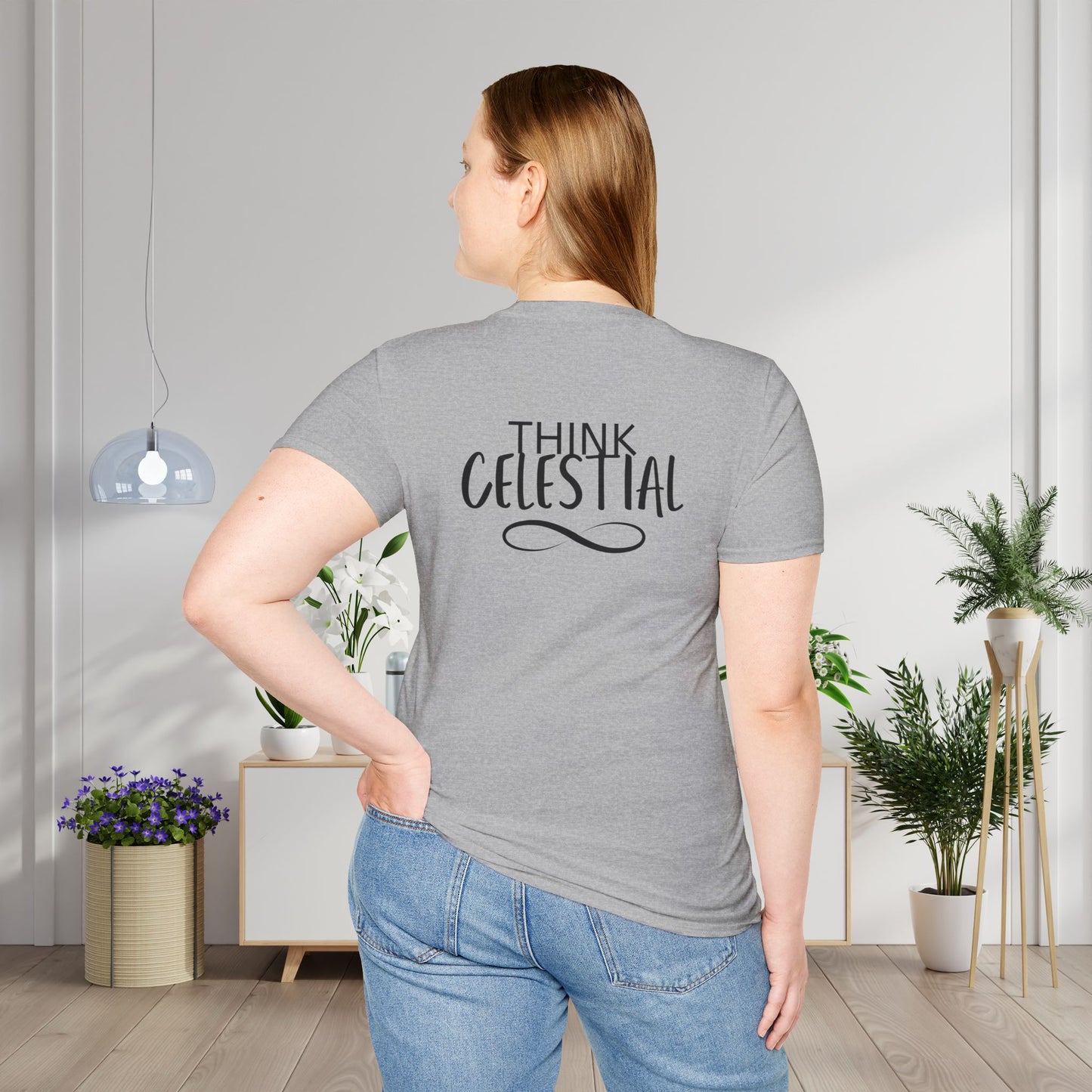 Think Celestial Adult T-shirt