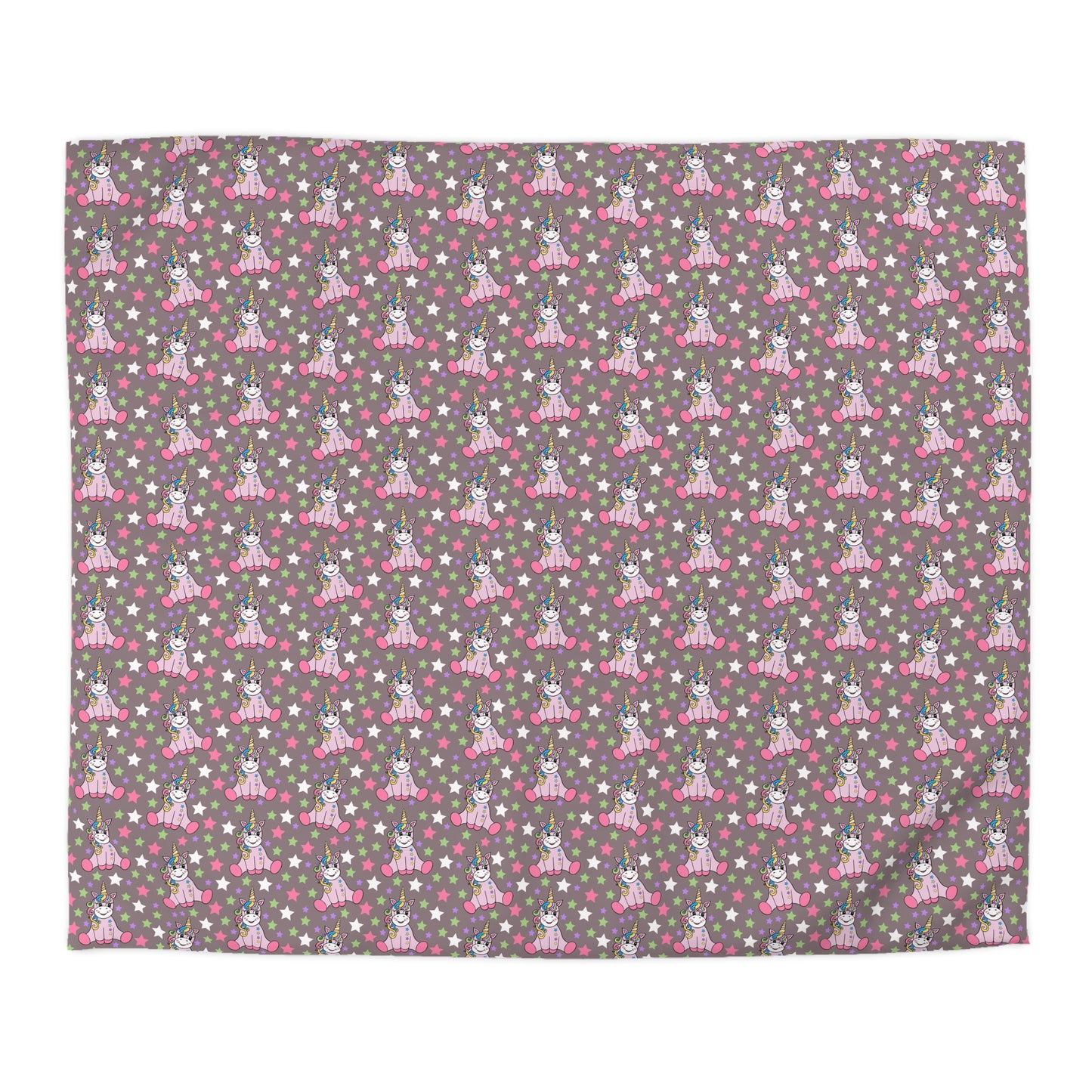 Stardust Unicorn Dreams Microfiber Duvet Cover