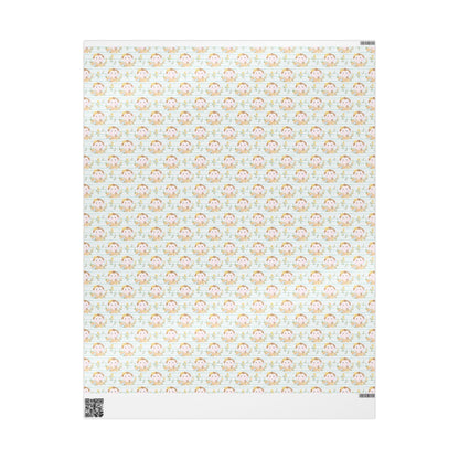 Monkeys in Bloom Wrapping Paper